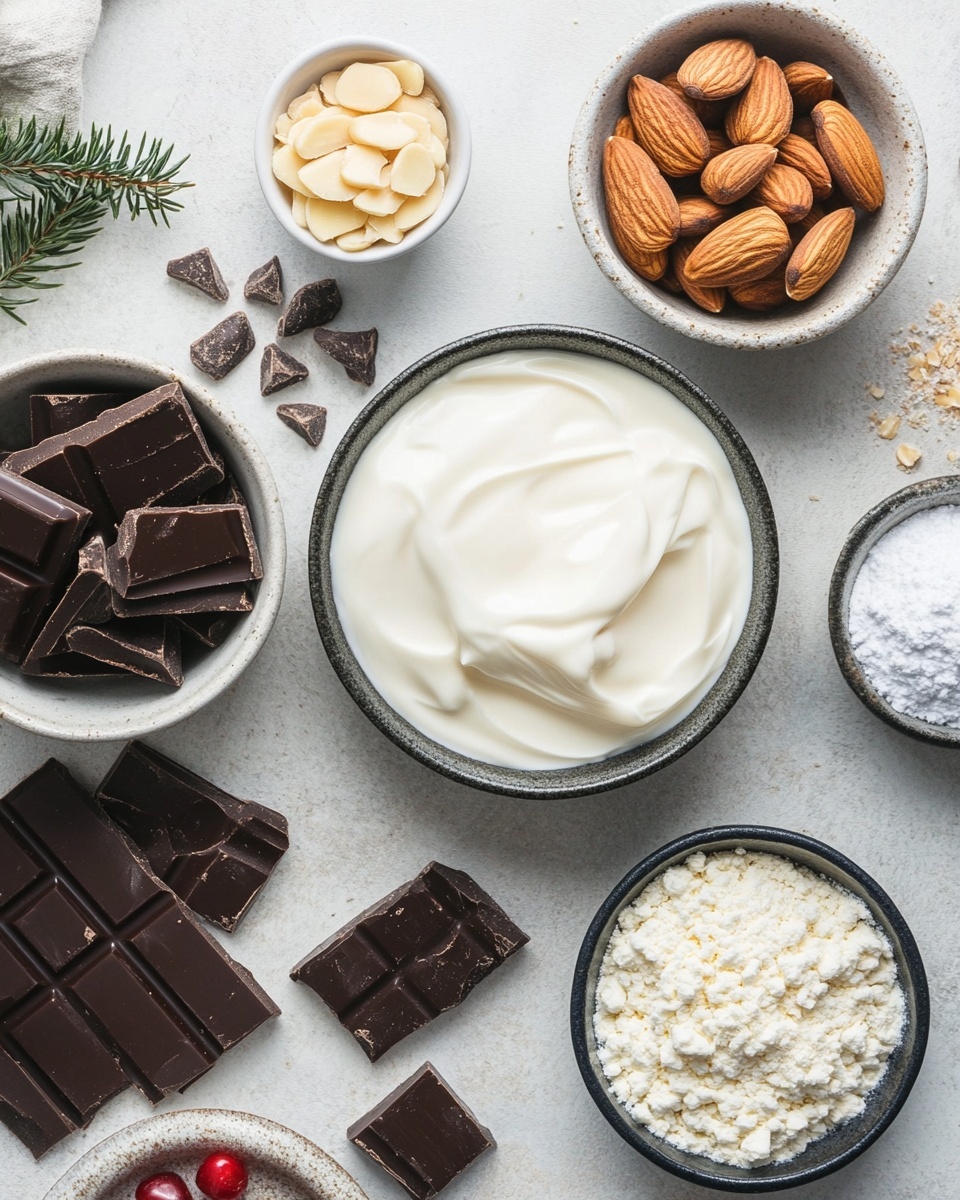 A white bowl is filled with seven round treats covered smoothly in white coating. Each treat is decorated with thin, wavy lines of red and green icing drizzled randomly over the top. The bowl is lined with light brown parchment paper that softly cradles the treats. The background shows a white marbled surface with soft out-of-focus lights and a green checked cloth. In the background, there is also another smaller white bowl holding similar treats. photo taken with an iphone --ar 4:5 --v 7