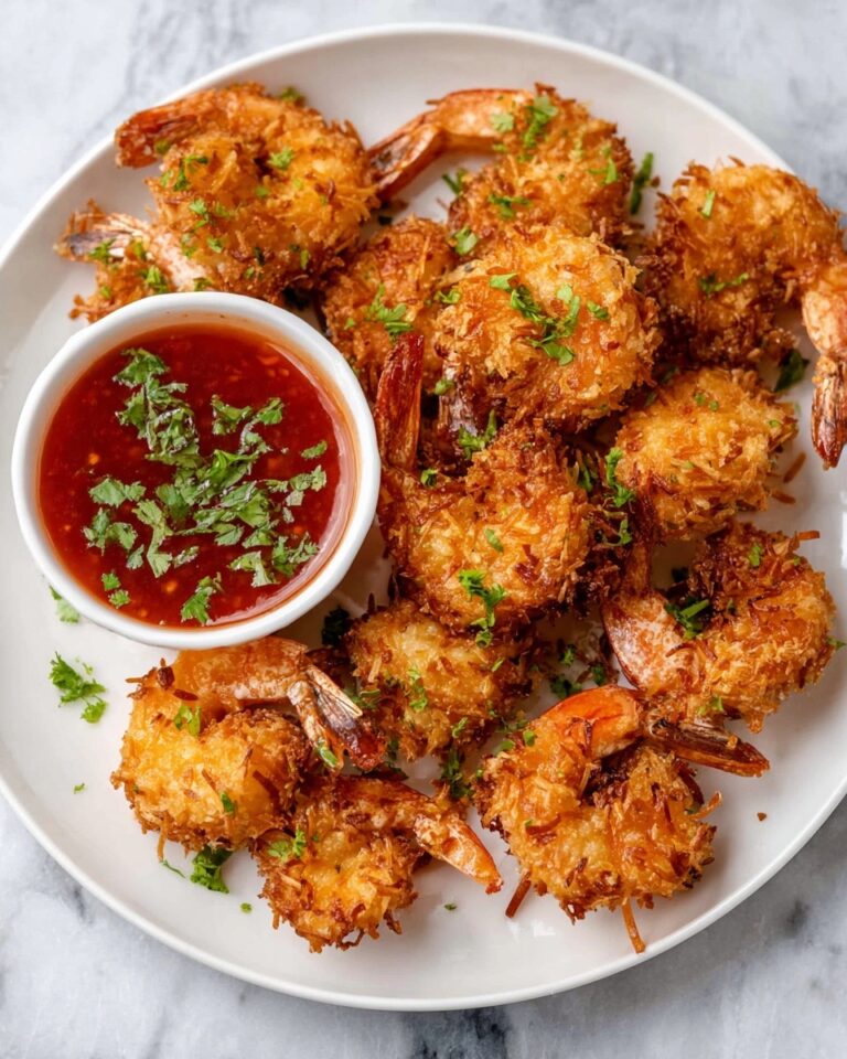 Air Fryer Coconut Shrimp with Sweet Chili Dipping Sauce Recipe