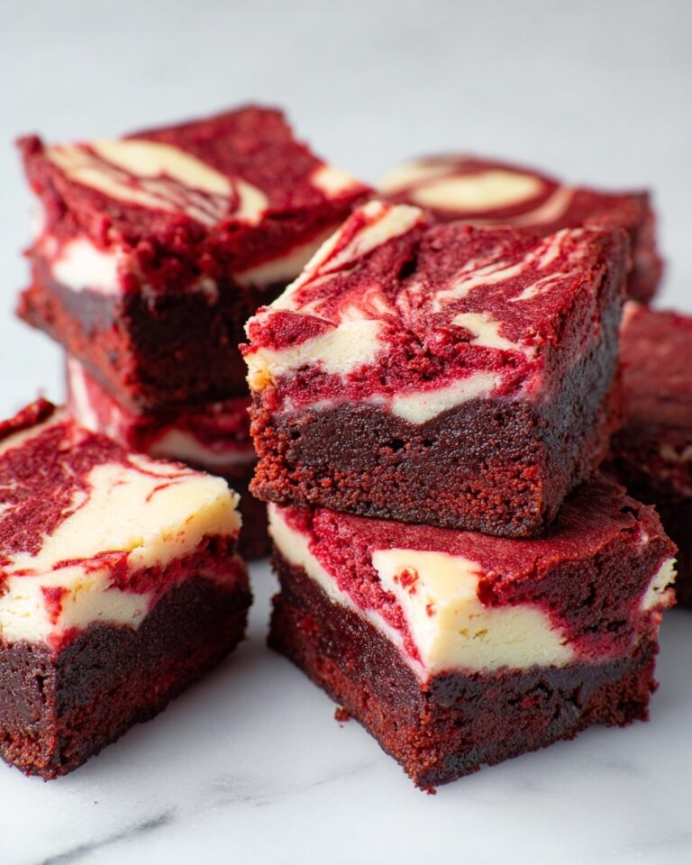 Red Velvet Brownies with Cream Cheese Layer Recipe