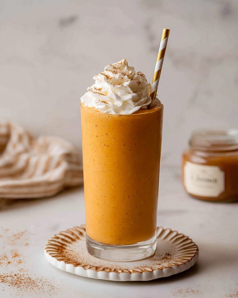 Creamy Pumpkin Banana Smoothie with Cinnamon and Maple Recipe