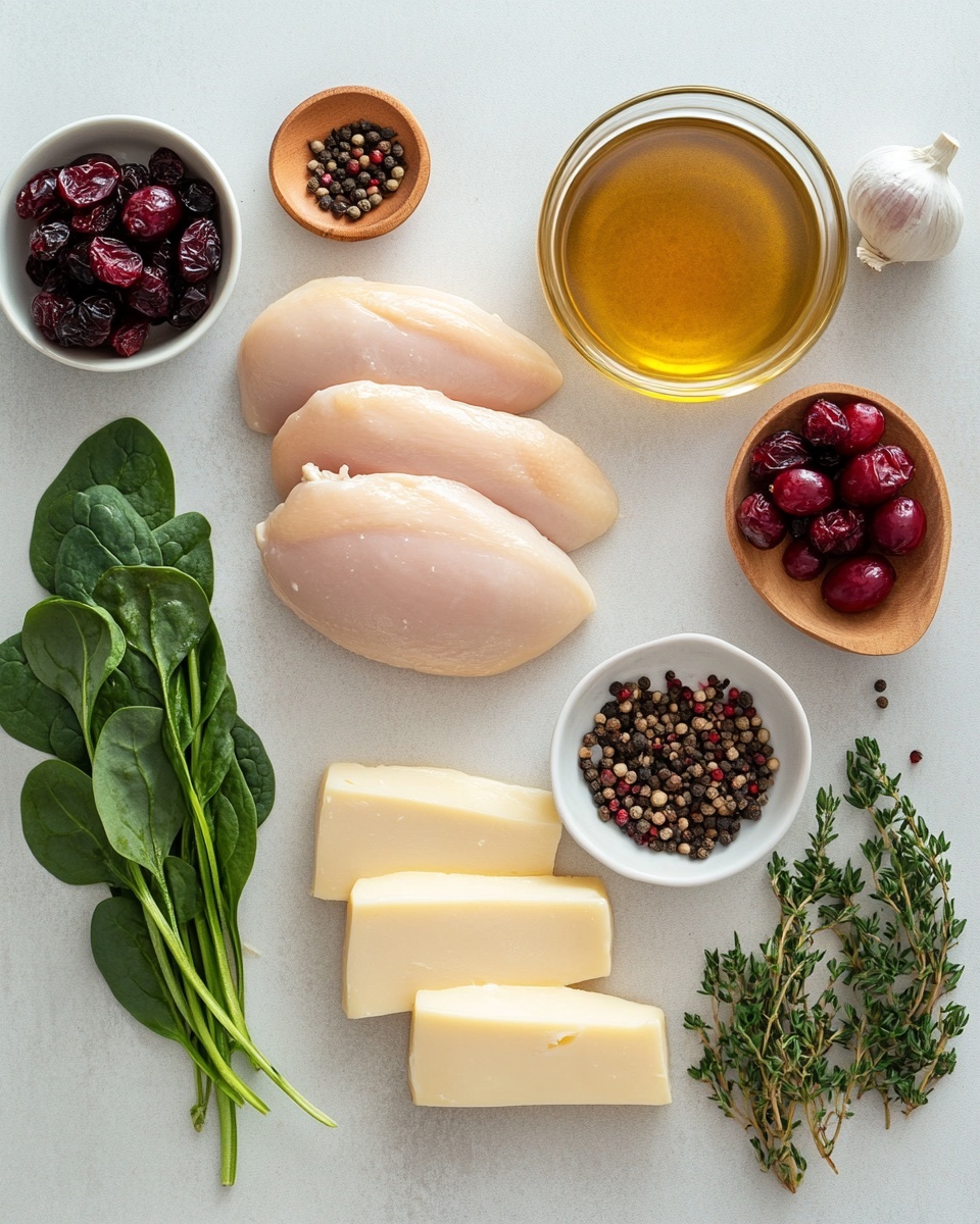 Five browned pieces of cooked chicken with specks of green herbs and small dark bits are in a black cast iron pan partially filled with a light sauce. A wooden spoon rests inside the pan, lifting one piece of chicken. The pan sits on a white marbled surface with a light beige cloth partially visible underneath. To the upper right, there is a small white wooden bowl filled with green herbs. Photo taken with an iphone --ar 4:5 --v 7