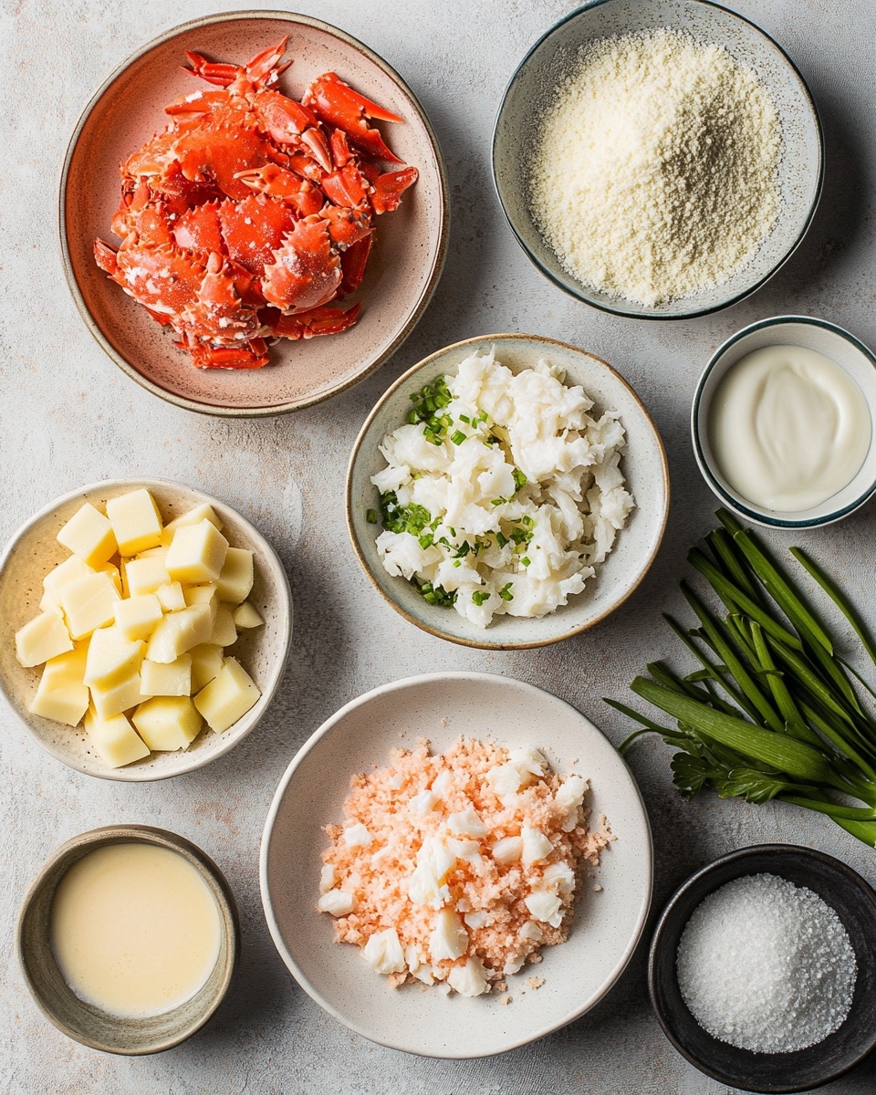 The image shows several round, golden-brown fried balls with a rough crunchy texture on a white plate lined with blue and white checkered paper. A woman's hand is dipping one fried ball that is broken open, revealing a soft, white inside with green herbs, into a small clear cup of thick white sauce with green flecks on top. There are lemon wedges and fresh green parsley sprigs around the fried balls, all on a white marbled surface. photo taken with an iphone --ar 4:5 --v 7