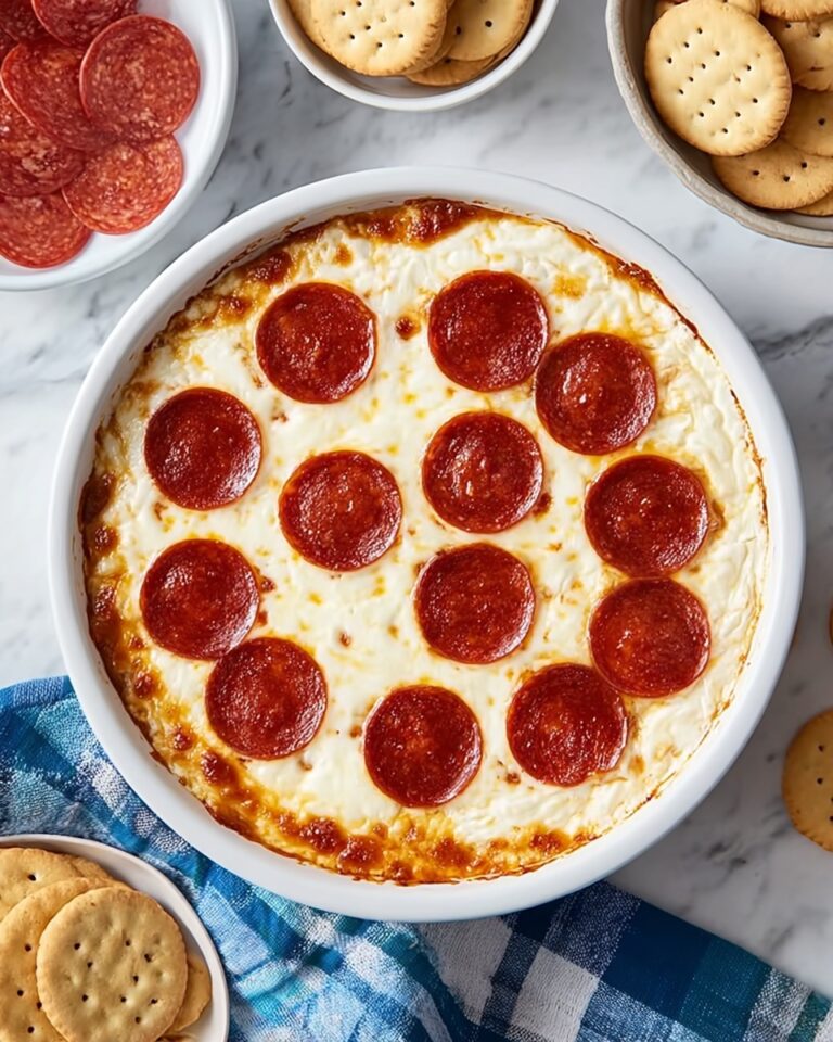 Pepperoni Dip with Cheese and Marinara Recipe