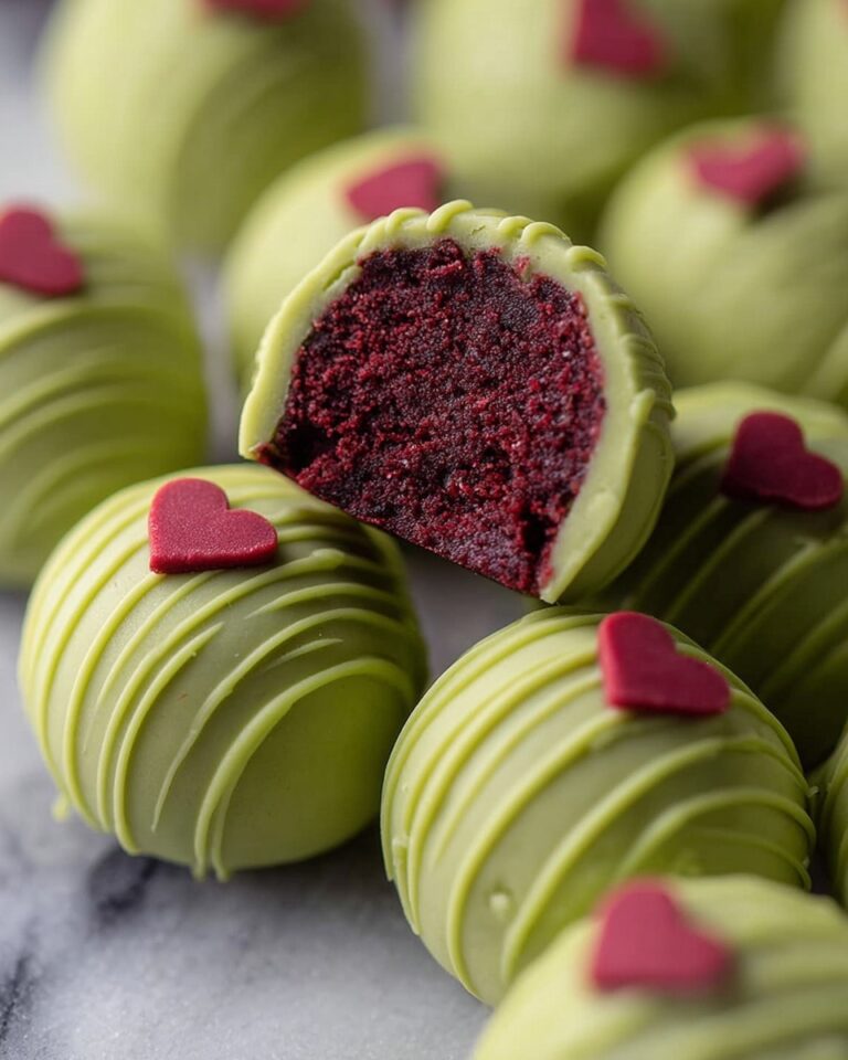 Grinch Oreo Balls with Red Velvet Oreos Recipe