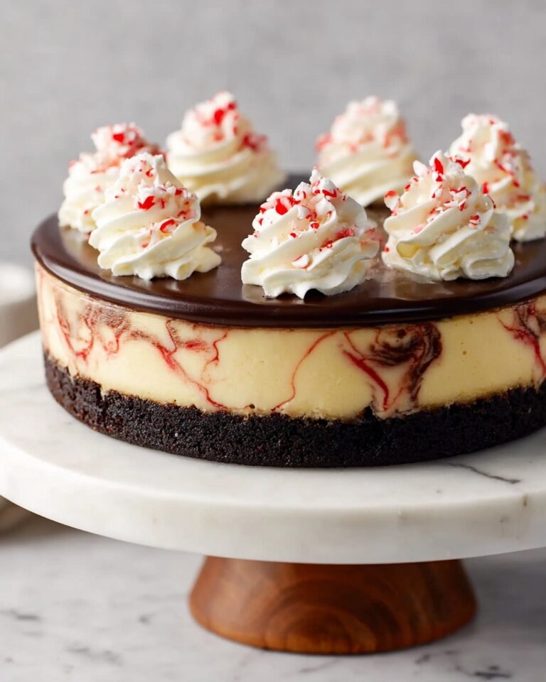 Peppermint White Chocolate Cheesecake Recipe
