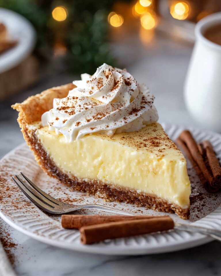 Christmas Eve Cinnamon-Vanilla Custard Pie Recipe