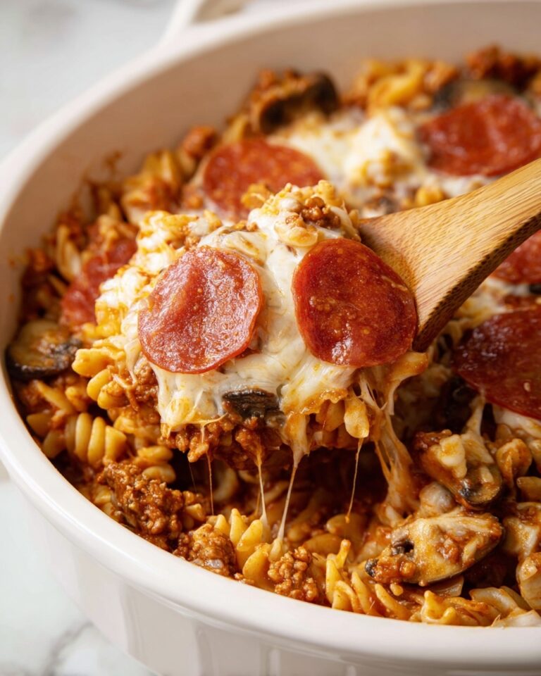 Crock Pot Pizza with Rotini, Sausage, and Pepperoni Recipe
