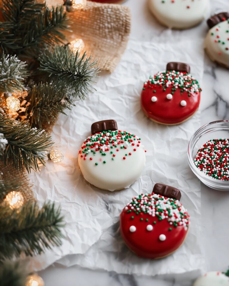 Oreo Cookie Christmas Ornaments Recipe