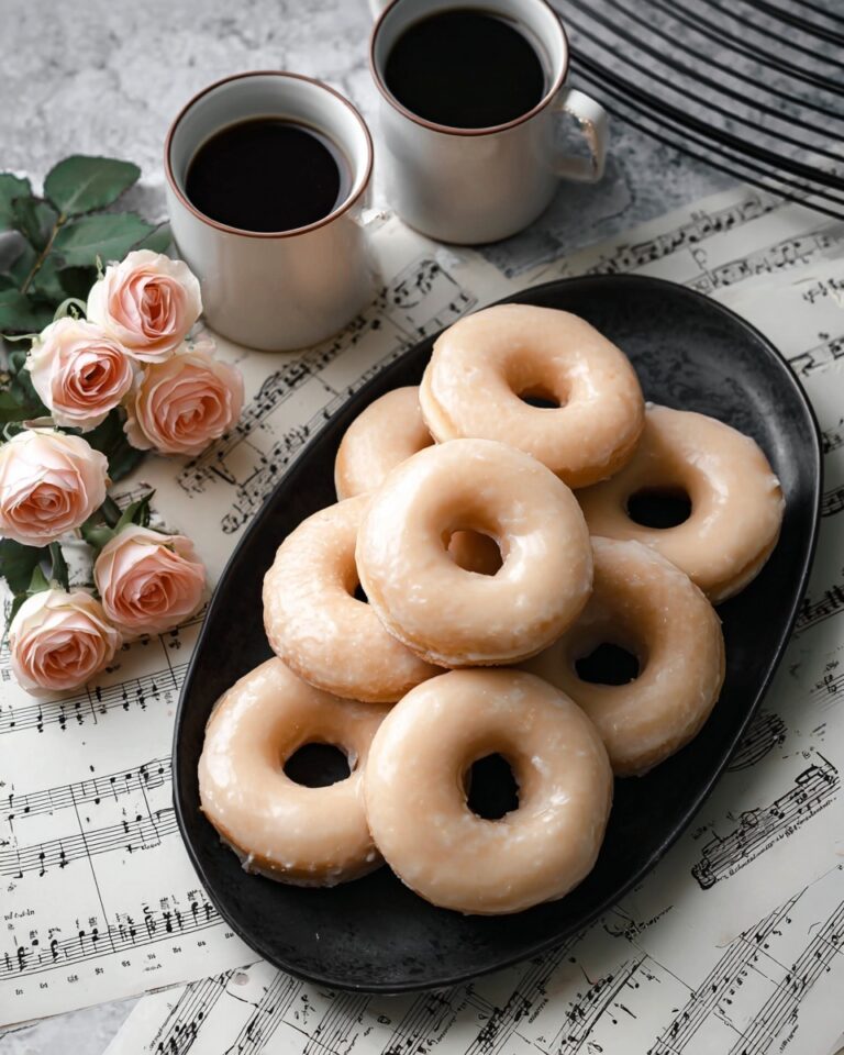 Glazed Baked Orange Donuts Recipe