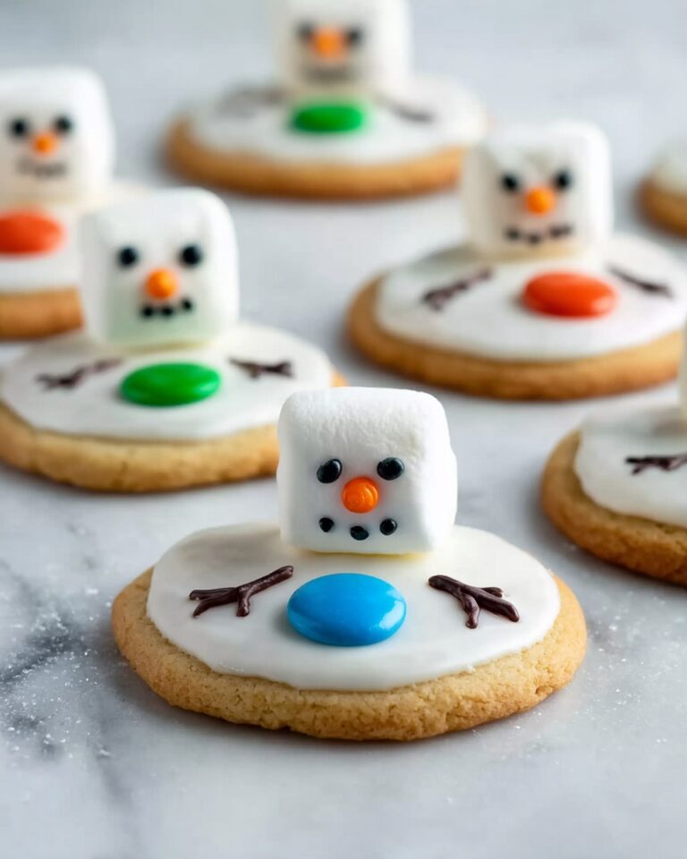 Melted Snowman Cookies Recipe