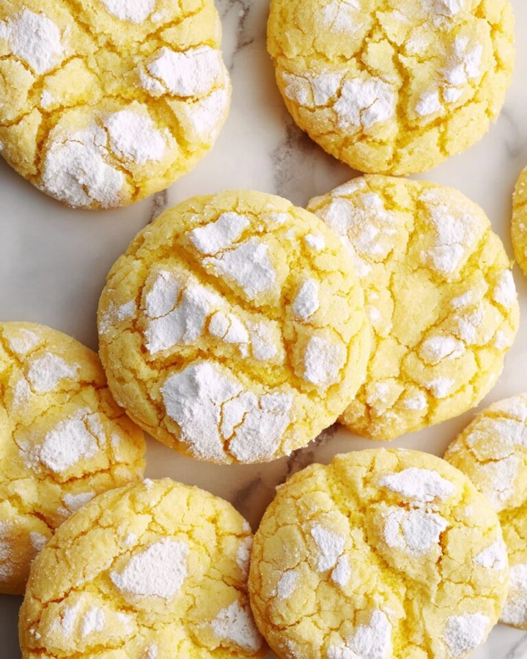 Easy Lemon Crinkle Cookies Recipe