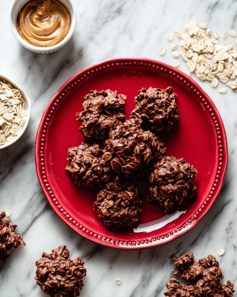 Chocolate Peanut Butter No-Bake Cookies Recipe