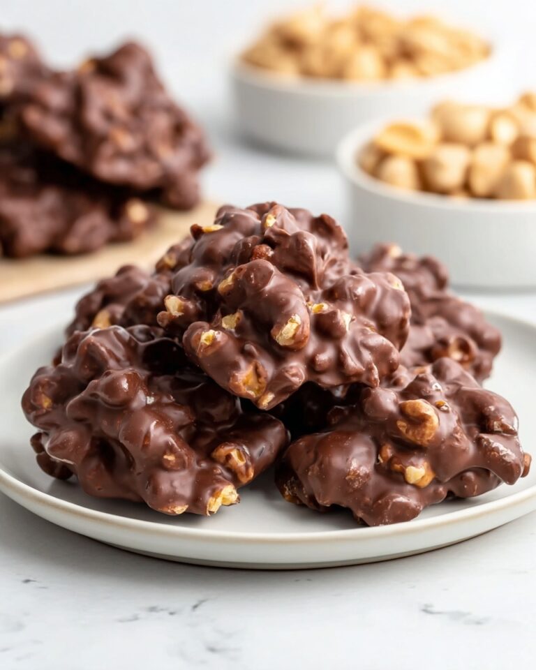 Easy Crockpot Peanut Candy with Chocolate and Sprinkles Recipe