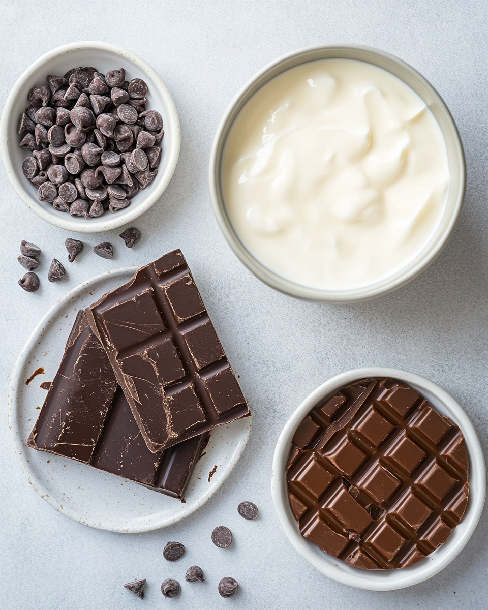 Two white cups filled with rich brown hot chocolate, topped with small white marshmallows and a sprinkle of cocoa powder. One cup also has a dollop of white whipped cream dusted with cocoa powder, slightly melting into the drink. A few chocolate chips are scattered among the marshmallows, adding dark brown spots. The cups sit on a white marbled surface with some cocoa powder and chocolate chips scattered around, and a gray knitted fabric is partially seen on the side. The photo taken with an iphone --ar 4:5 --v 7