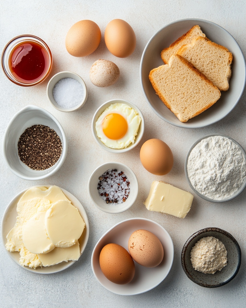 Two thick white bread sandwiches are placed side by side on a white plate, each sandwich filled with a creamy pale yellow egg salad that shows small pieces of white egg mixed in, forming a soft textured layer in the middle. Behind the plate, there is a white cup filled with dark black coffee. The plate and cup rest on a wooden surface, but the background is changed to a white marbled texture. photo taken with an iphone --ar 4:5 --v 7