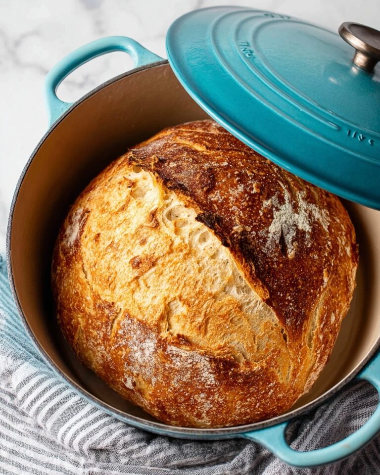 Easy Dutch Oven No Knead Bread Recipe