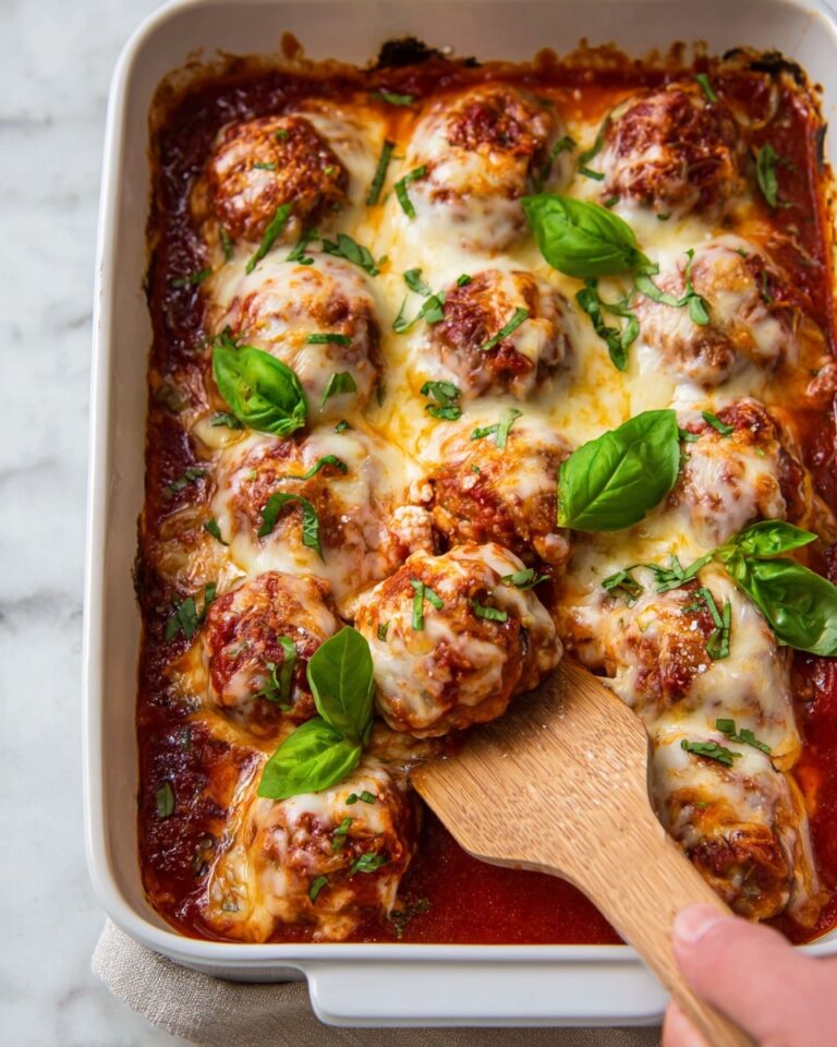 Cheesy Meatballs in Marinara Sauce Recipe