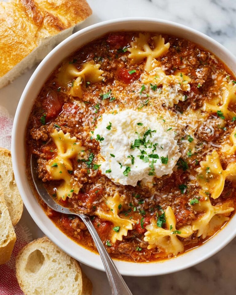 Easy Lasagna Soup Recipe