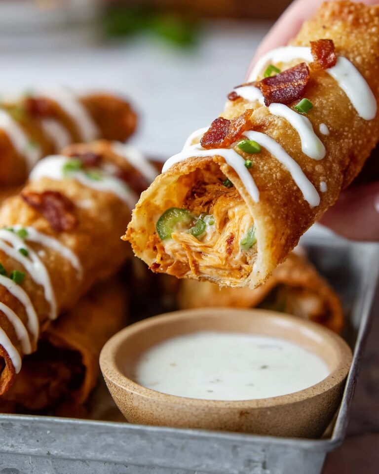Jalapeno Popper Egg Rolls Recipe
