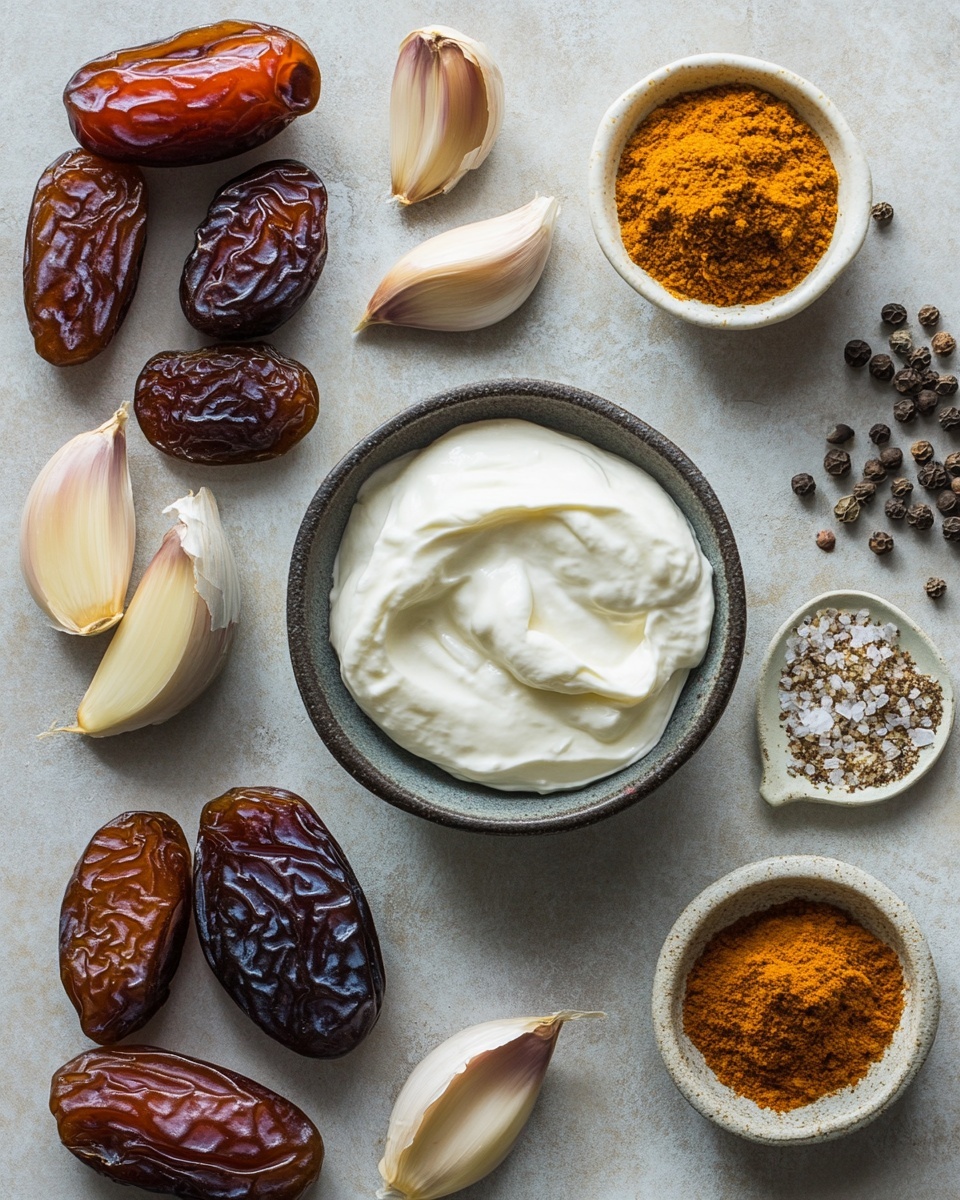 A white round plate is arranged with a small white bowl of beige hummus with visible seasoning swirled in the center. Around the bowl, there are five sections: thin round green cucumber slices at the top, orange carrot sticks to the right, square light brown crackers with a slightly rough texture below the carrots, bright orange and red bell pepper strips below the hummus bowl, and small round red cherry tomatoes at the bottom left. The plate is set on a white marbled surface. Photo taken with an iphone --ar 4:5 --v 7