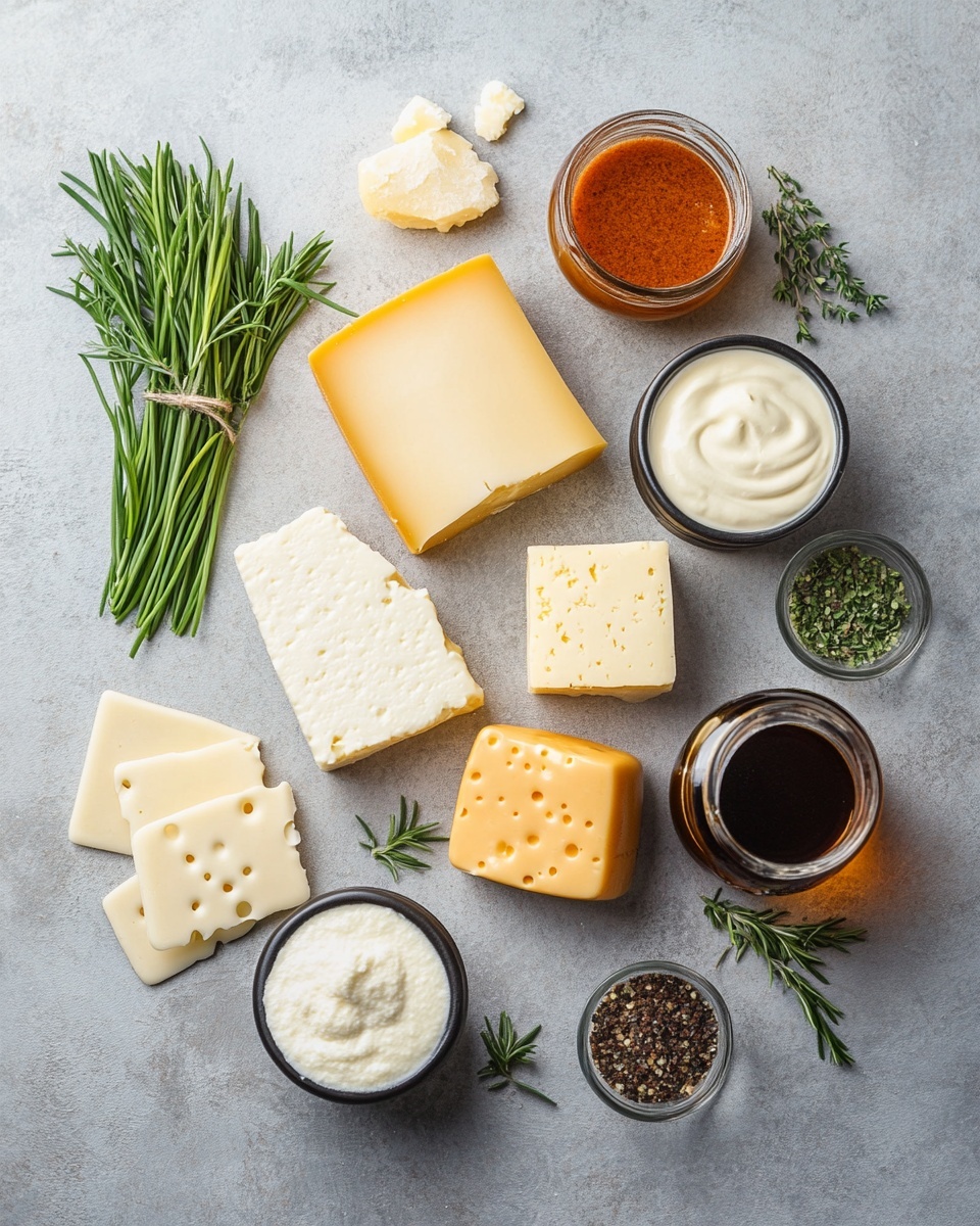 A black small pot filled with smooth, creamy, light orange cheese sauce topped with finely chopped green herbs is centered on a white marbled surface. A curved golden-brown pretzel, sprinkled with white salt, is dipped halfway into the cheese sauce inside the pot. Around the pot, there are several golden-brown pretzels with coarse white salt scattered casually. The background features a gray cloth slightly blurred, and a dark bottle is visible behind the pot. photo taken with an iphone --ar 4:5 --v 7