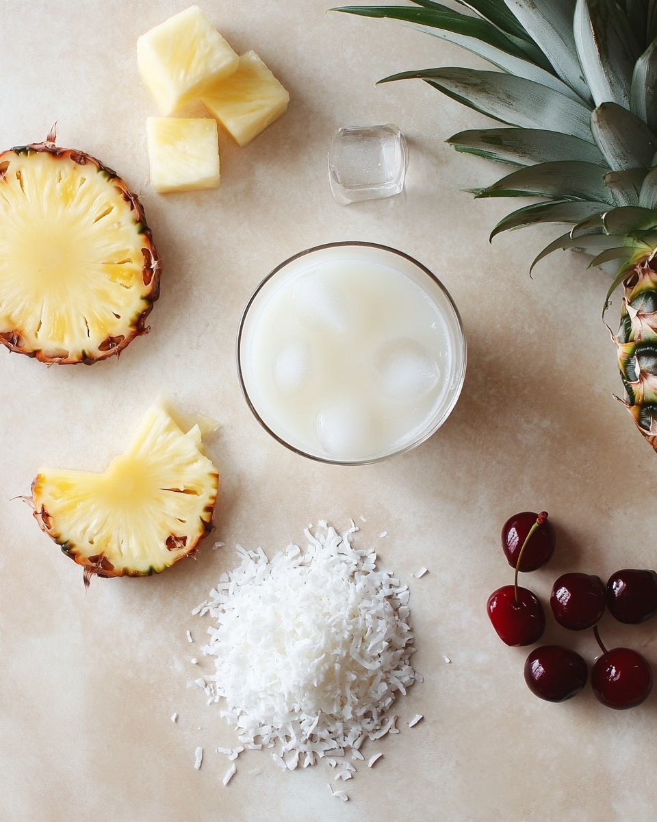 Three clear round glasses filled with a smooth, light blue drink. Each glass has a thick rim coated with white coconut flakes, which spill slightly over the top edges. The drinks look cold and creamy, with a soft texture. The glasses sit on a white marbled surface next to shiny white pearl-like balls and sparkly blue snowflake-shaped decorations. The background is dark, making the light blue color of the drinks stand out. photo taken with an iphone --ar 4:5 --v 7