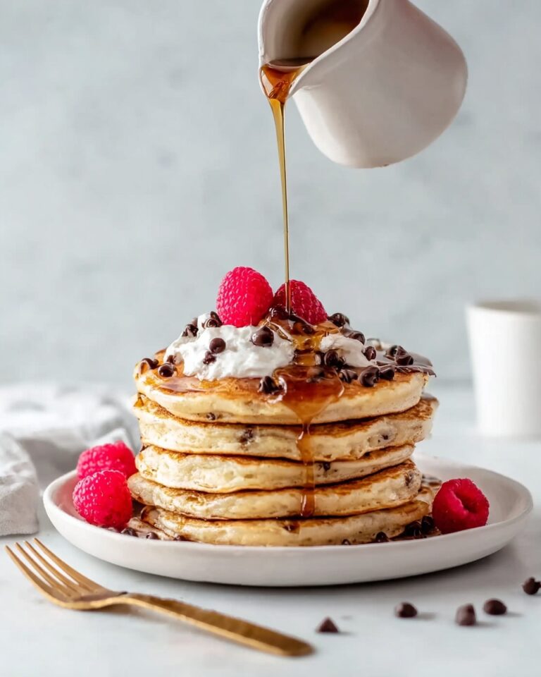 Fluffy Greek Yogurt Pancakes Recipe