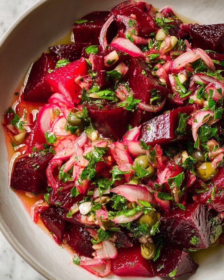 Pickled Beet Salad with Olives, Herbs, and Lemon Recipe