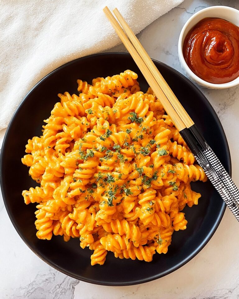 Gochujang Pasta with Creamy Chili Sauce Recipe