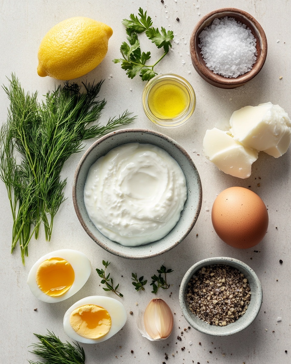In a speckled white bowl, two poached eggs rest on a creamy white yogurt sauce, each topped with a bright red-orange chili butter drizzle and sprinkled with chopped green herbs like dill and mint. To the right of the eggs, three golden toasted bread slices lean against the bowl’s edge, showing a crispy texture with some open holes. The bowl sits on a white marbled surface scattered lightly with herbs, creating a fresh and inviting look. Nearby, part of a silver spoon and pieces of bread add to the scene photo taken with an iphone --ar 4:5 --v 7