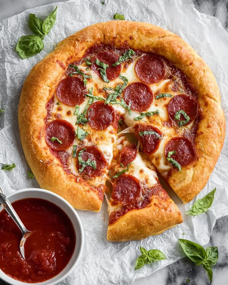 Cast Iron Skillet Pepperoni Pizza Recipe
