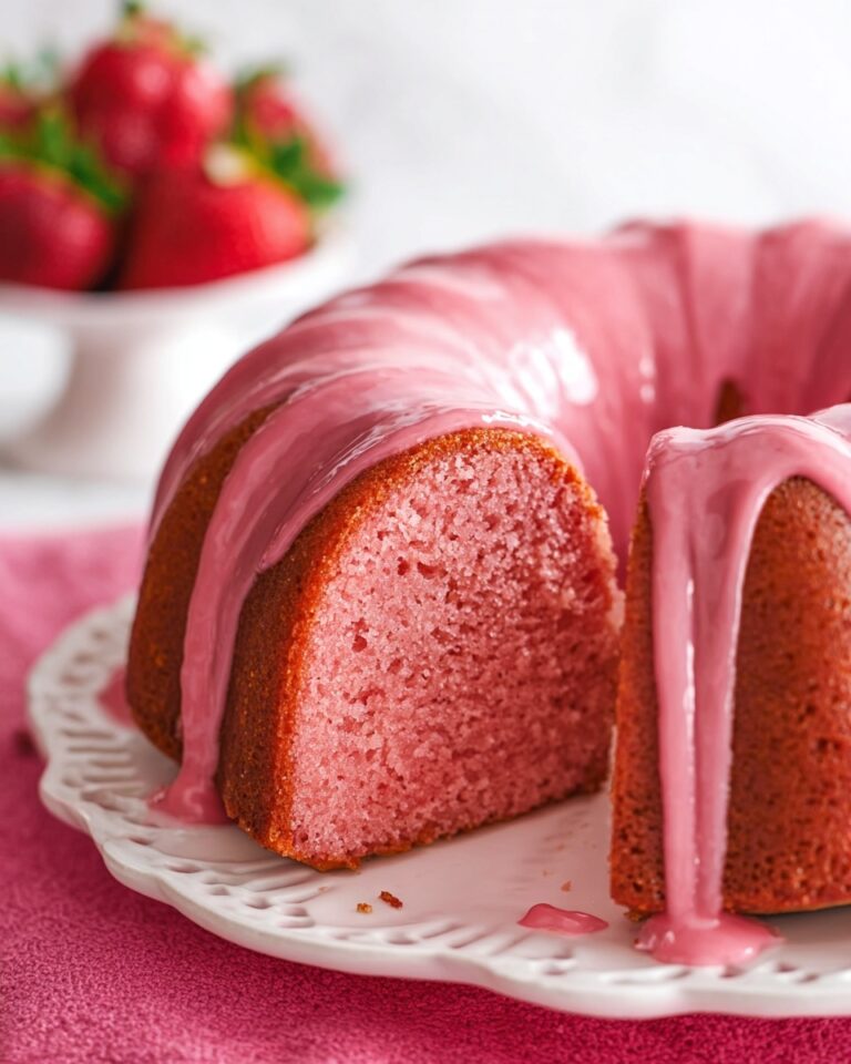 Strawberry Milkshake Pound Cake Recipe