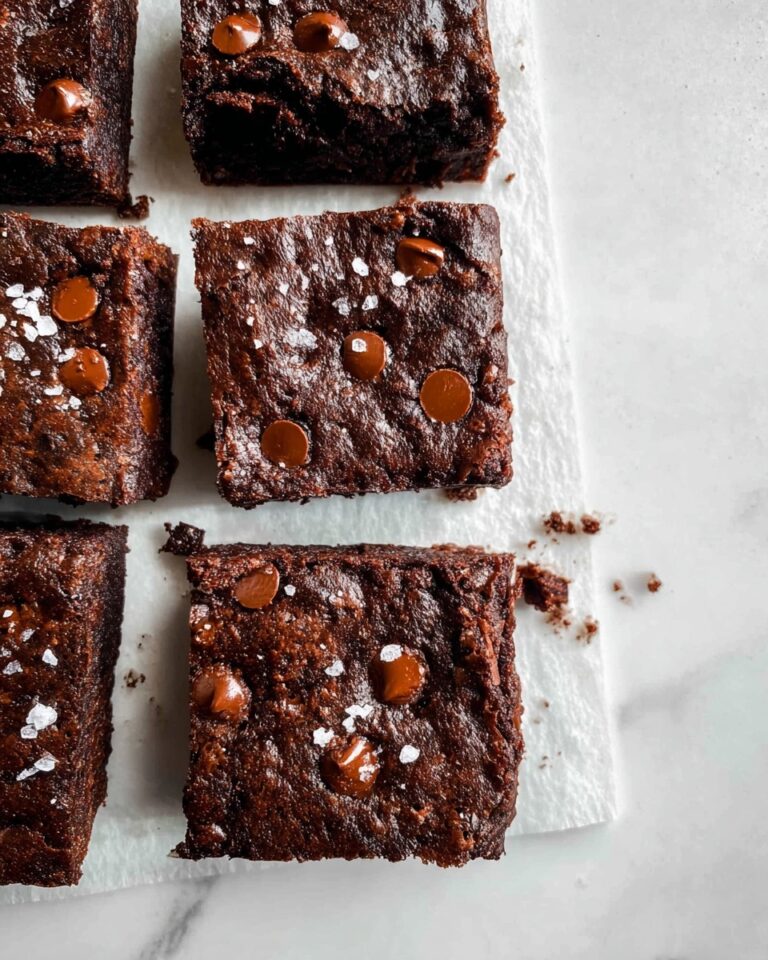 Super Fudgy Healthy Gluten-Free Paleo Brownies Recipe
