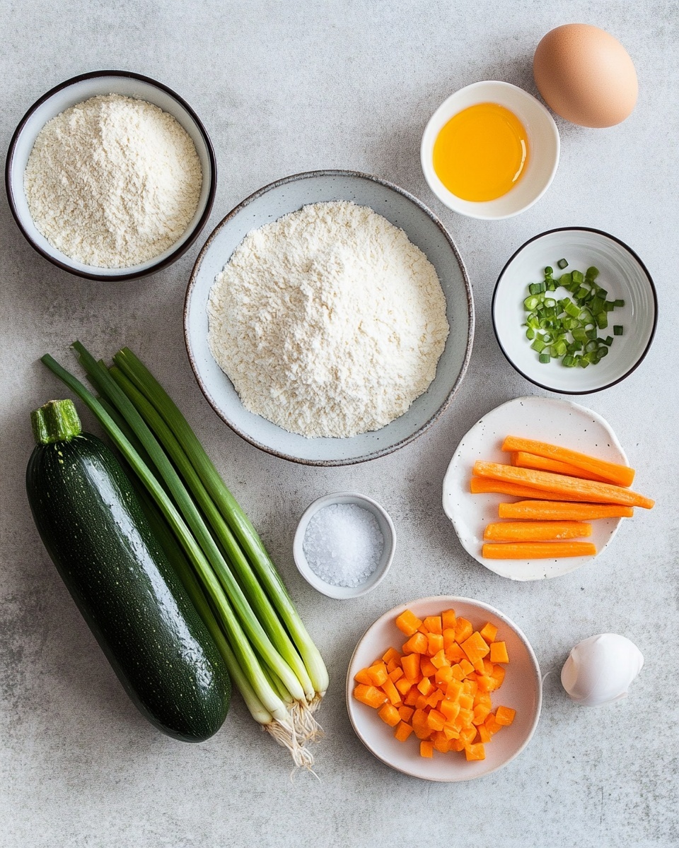 A white plate holds a round, pan-fried pancake cut into eight wedge pieces, showing a golden-brown crust with some darker grill marks and green pieces inside. One wedge is held by silver chopsticks from a woman's hand, being dipped into a clear glass bowl of dark soy sauce filled with chopped green onions floating on top. The scene is set on a white marbled surface with a blurred white cloth in the background. photo taken with an iphone --ar 4:5 --v 7