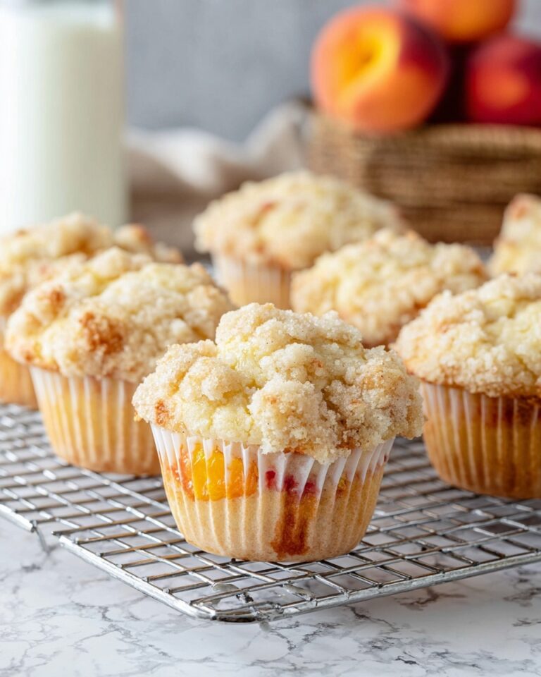 Peach Cobbler Muffins Recipe