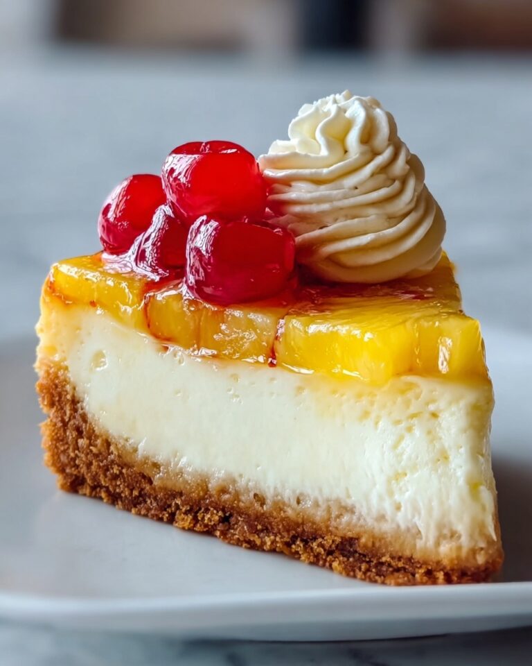 Pineapple Upside-Down Cheesecake Recipe