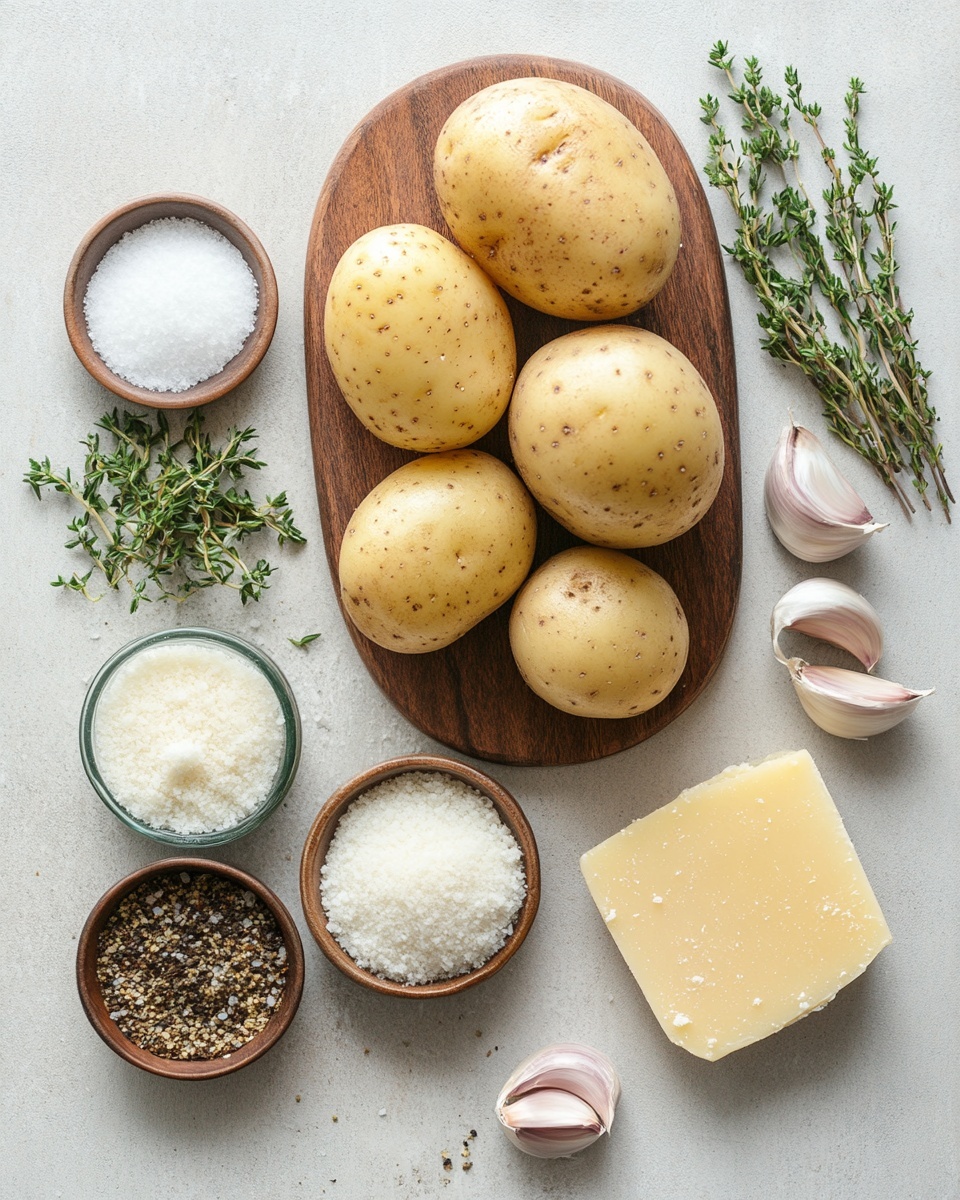 The image shows many golden brown potato wedges with a slightly crispy texture, some with green herb bits scattered on top and small white cheese flakes, spread out on a dark surface. In the middle, there is a small metallic cup filled with smooth red ketchup. The wedges are arranged loosely, overlapping in places, showing a contrast between their crunchy, browned edges and softer, lighter inside. The surface beneath is dark but the background is changed to a white marbled texture. photo taken with an iphone --ar 4:5 --v 7