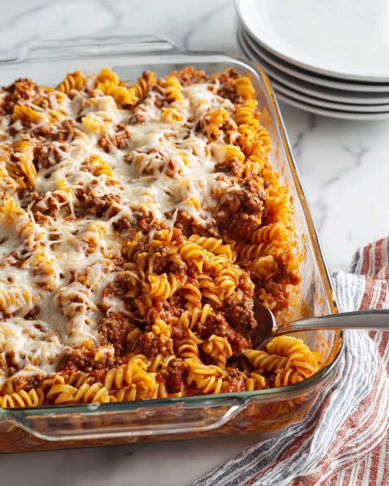 Creamy Ground Beef Noodle Bake Recipe