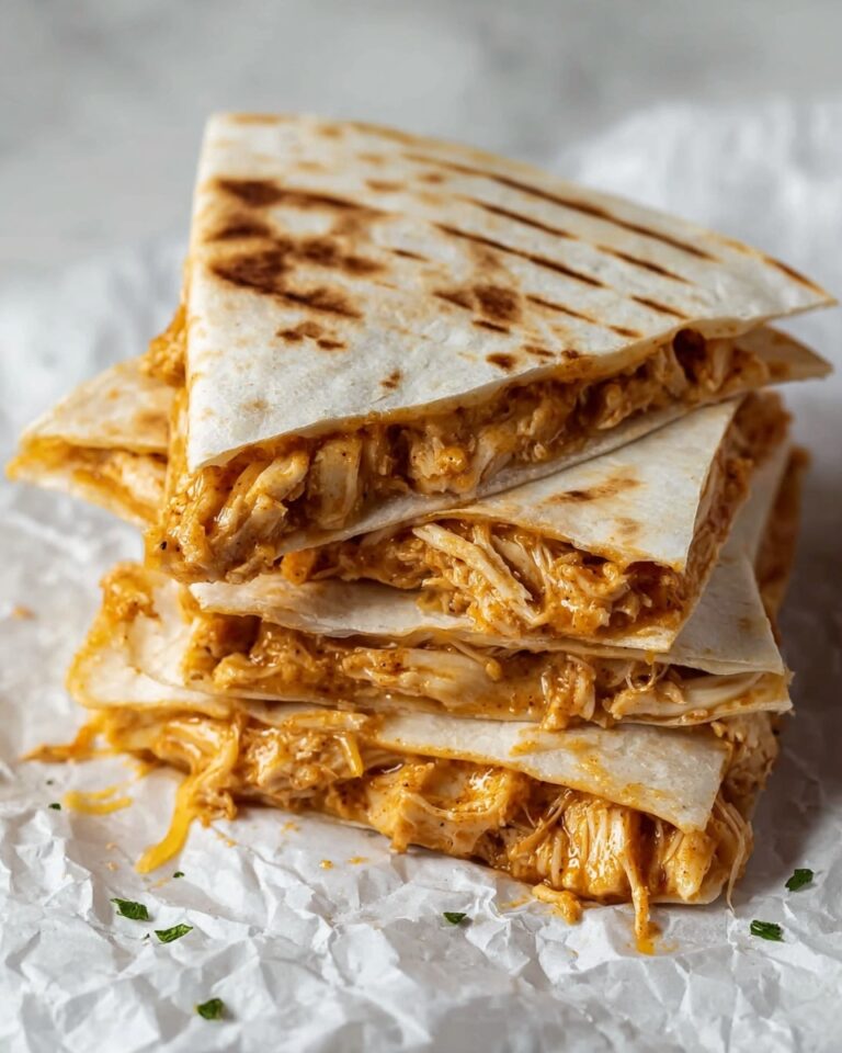 Crockpot Queso Chicken Quesadillas Recipe