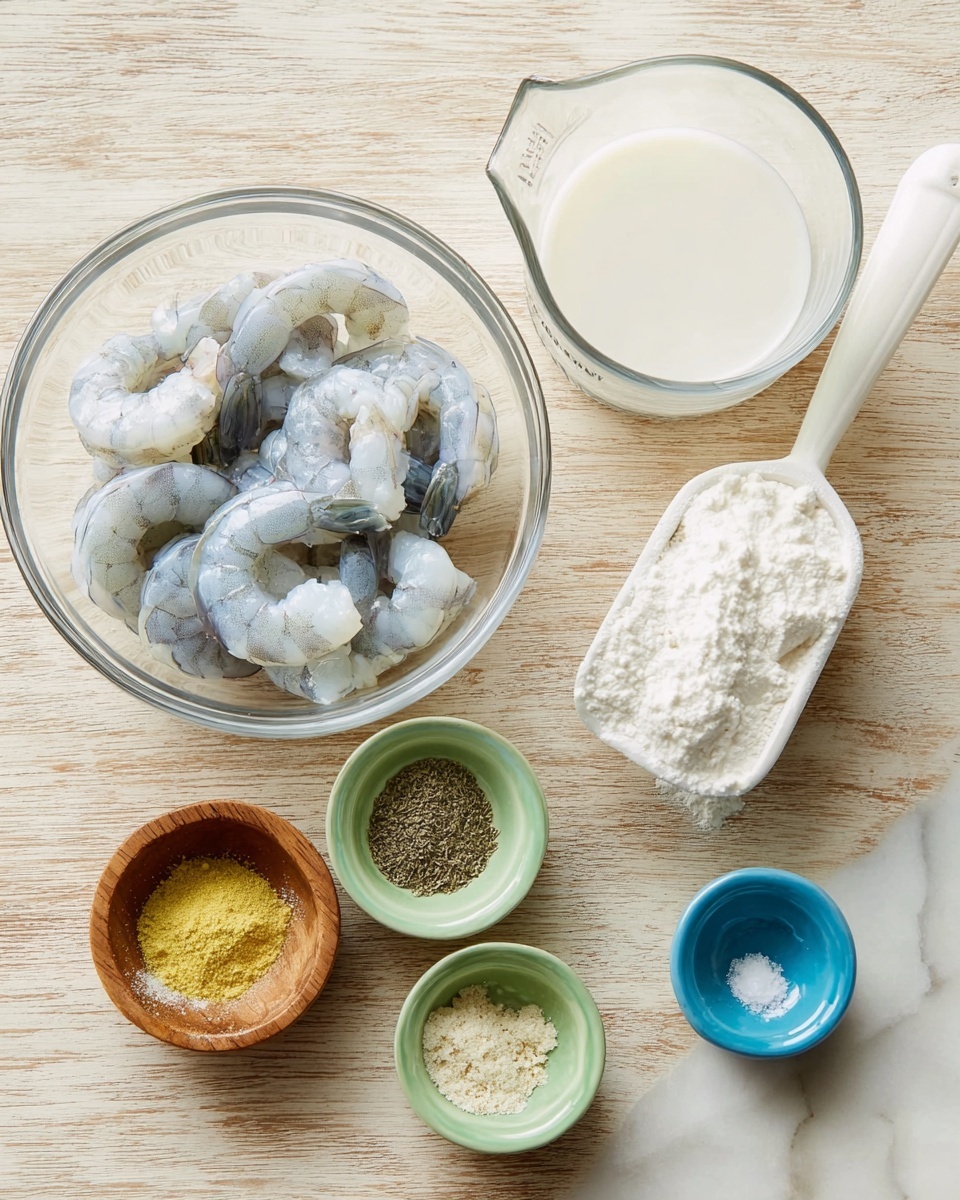 Five small tortillas with light brown spots sit on a white plate on a white marbled surface. Each tortilla has a base layer of shredded purple cabbage, topped with orange-brown cooked shrimp. Bright red tomato pieces are sprinkled on top, with green chopped cilantro scattered over everything. A light pink creamy sauce is drizzled over the shrimp and toppings. Fresh cilantro sprigs decorate the plate edges. Photo taken with an iphone --ar 4:5 --v 7
