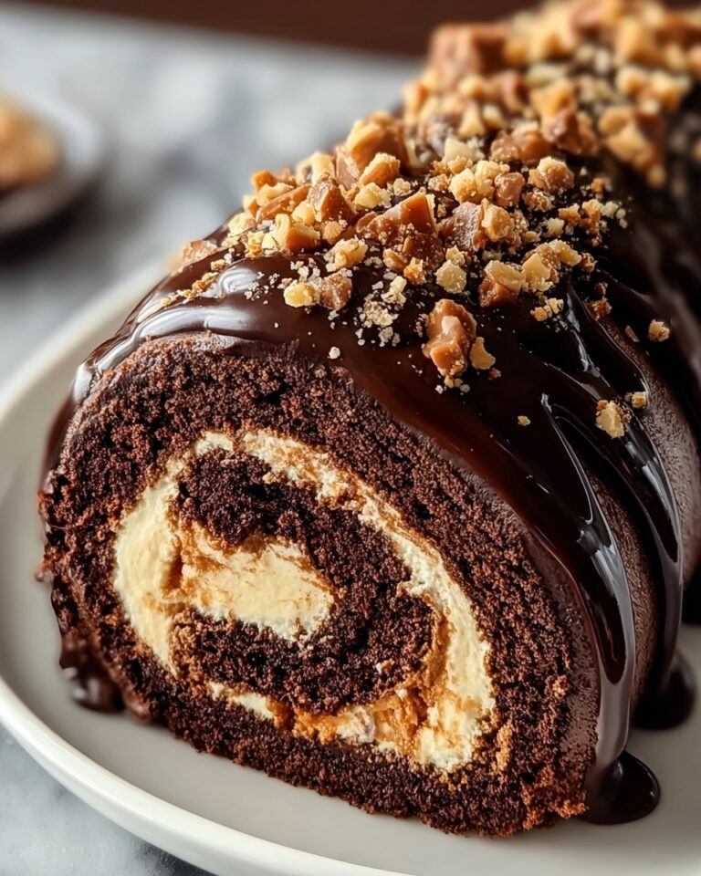 Irresistible Peanut Butter Cup Chocolate Roll Recipe