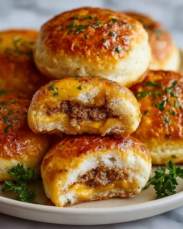 Garlic Parmesan Cheeseburger Bombs Recipe