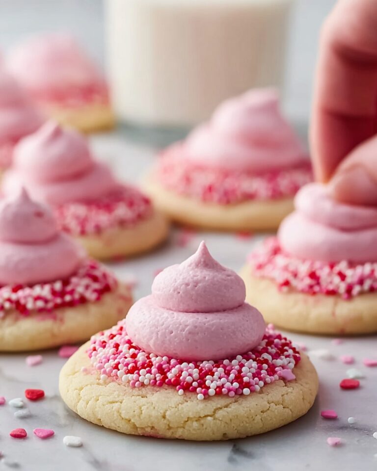 Strawberry Kiss Cookies with Funfetti Recipe