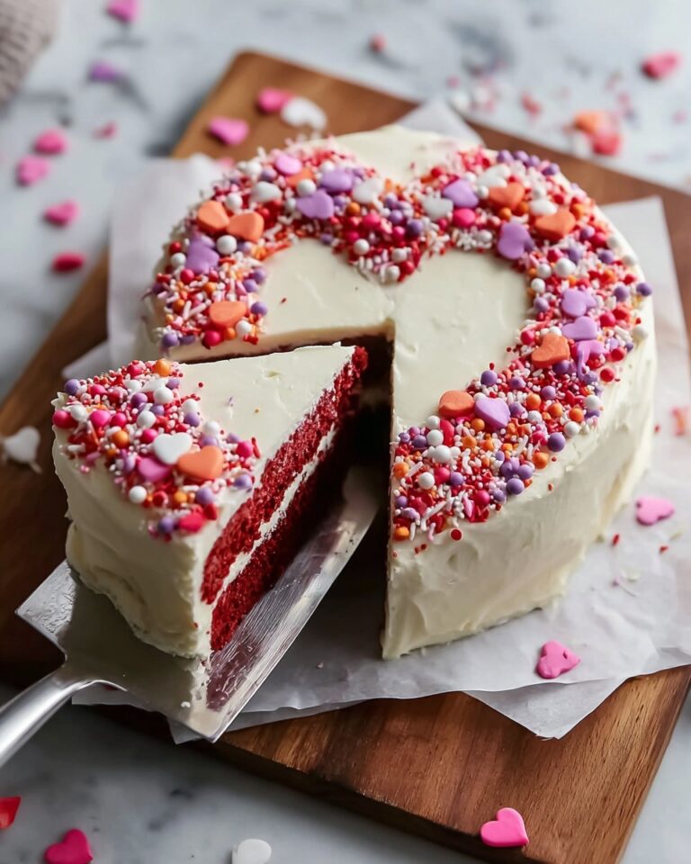 Heart Shaped Cocoa Cake with Cream Cheese Frosting Recipe