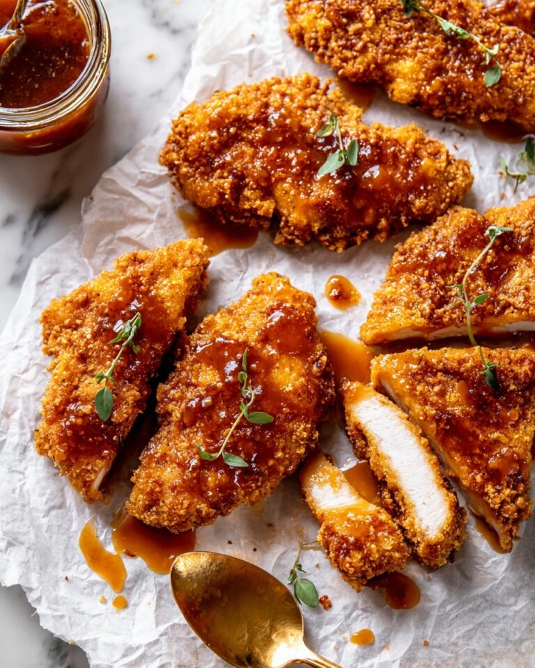 Baked Crunchy Hot Honey Chicken Recipe