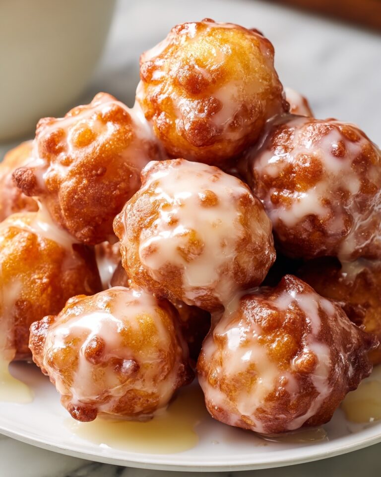 Apple Fritter Bites with Apple Cider Glaze Recipe