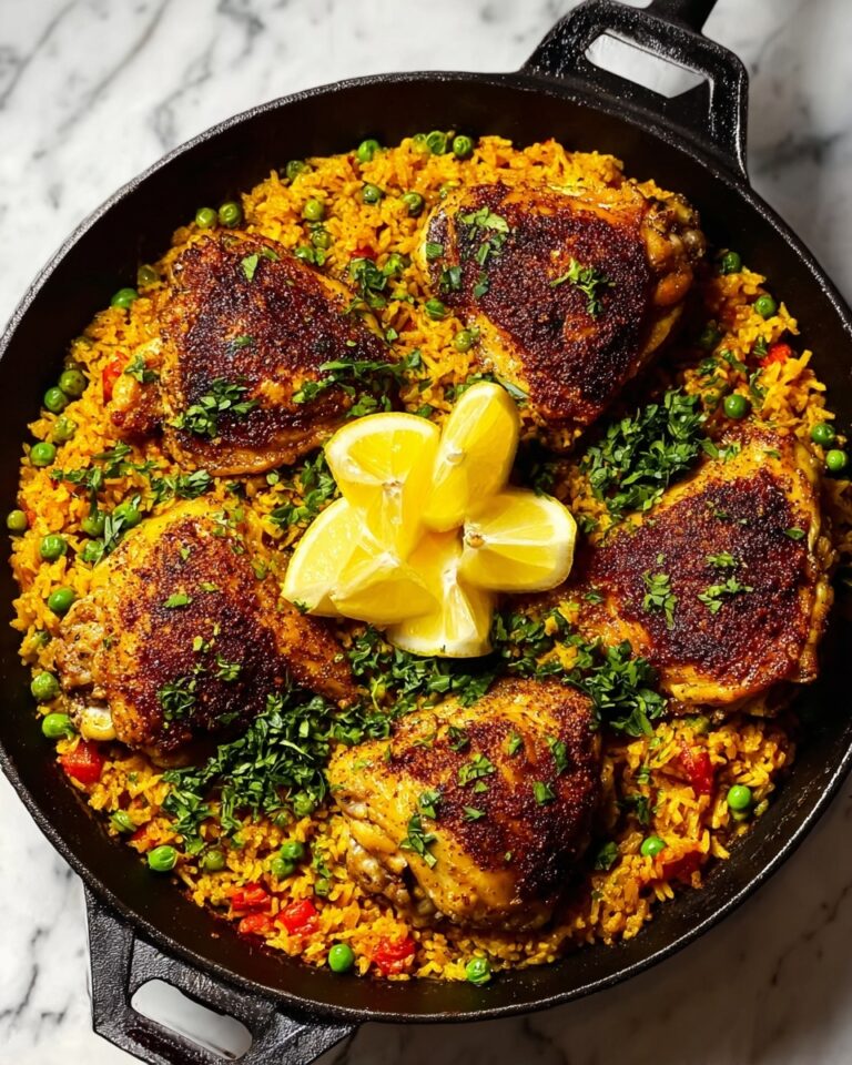 One-Pan Spanish Chicken and Rice Recipe