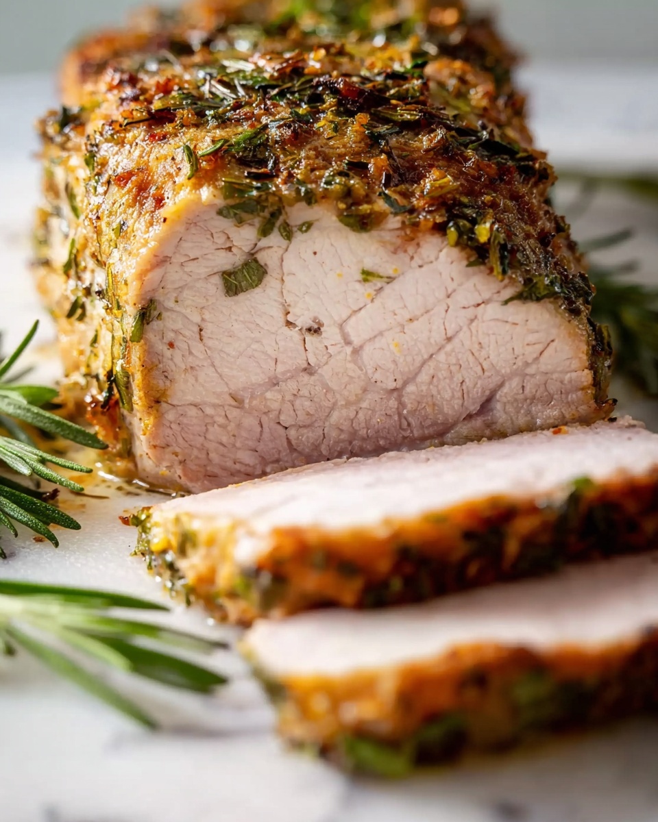 Juicy Herb-Crusted Boneless Turkey Roast with Homemade Pan Gravy Recipe