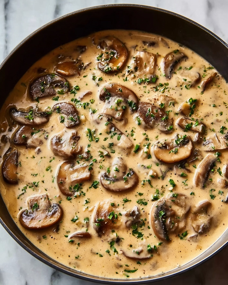 Creamy Mushroom Shallot Gravy Recipe