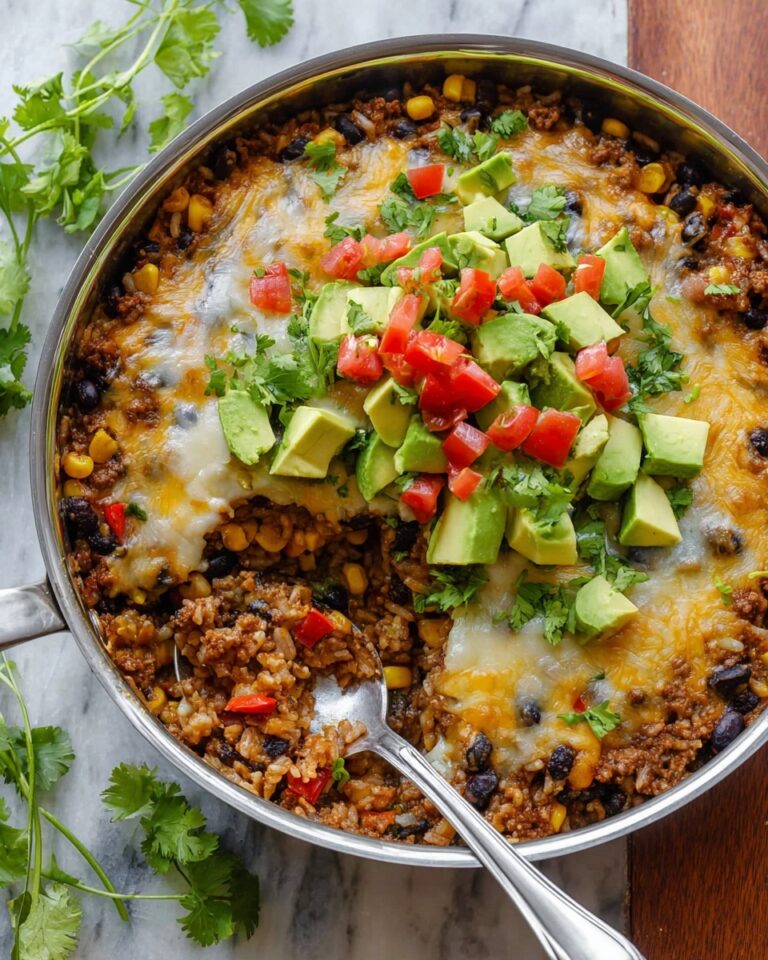 Mexican Beef and Rice Skillet Recipe